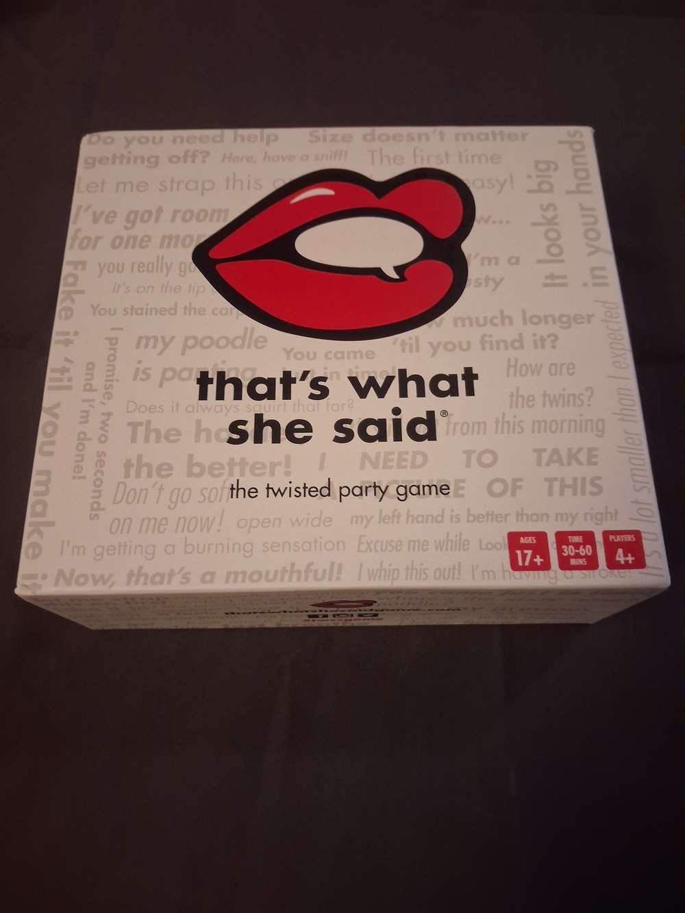 That’s What She Said Party Game - 17+